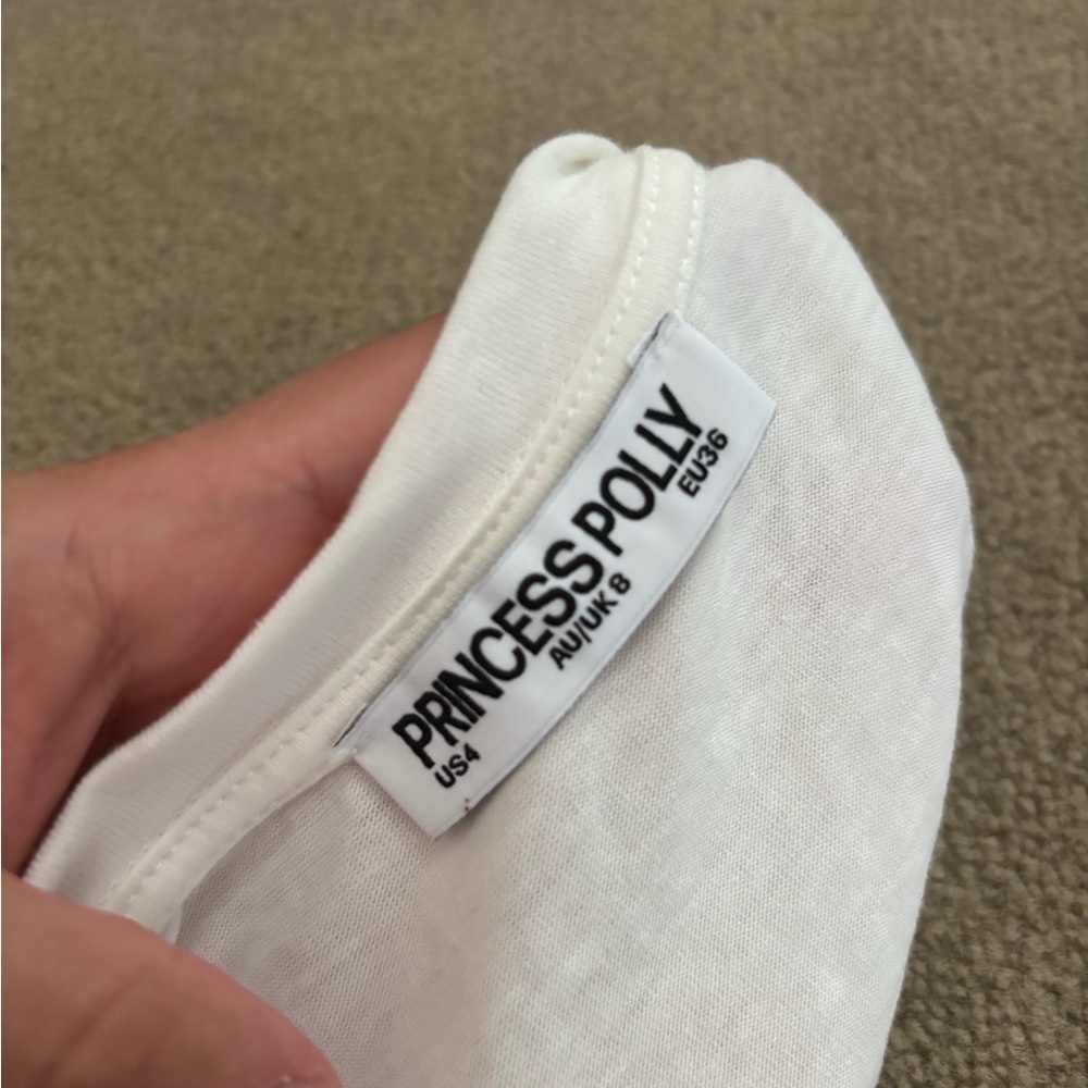 Princess Polly White Italia Graphic Tee - Picture 2 of 3